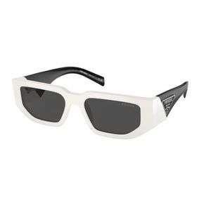 PRADA PR 17 1425S0 TALC-DARK GREY UNISEX SUNGLASSES 54MM AUTHENTIC NEW